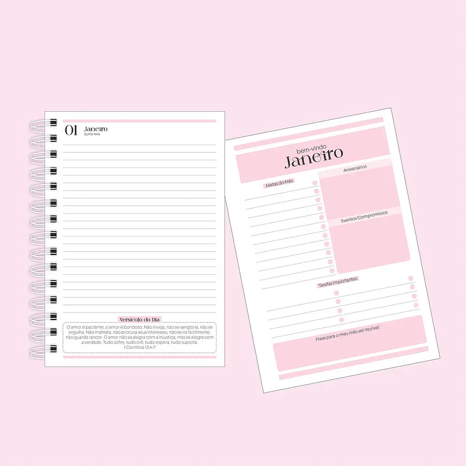 Arquivo Agenda Versículos 5 Cores - Arquivos da Lari 3