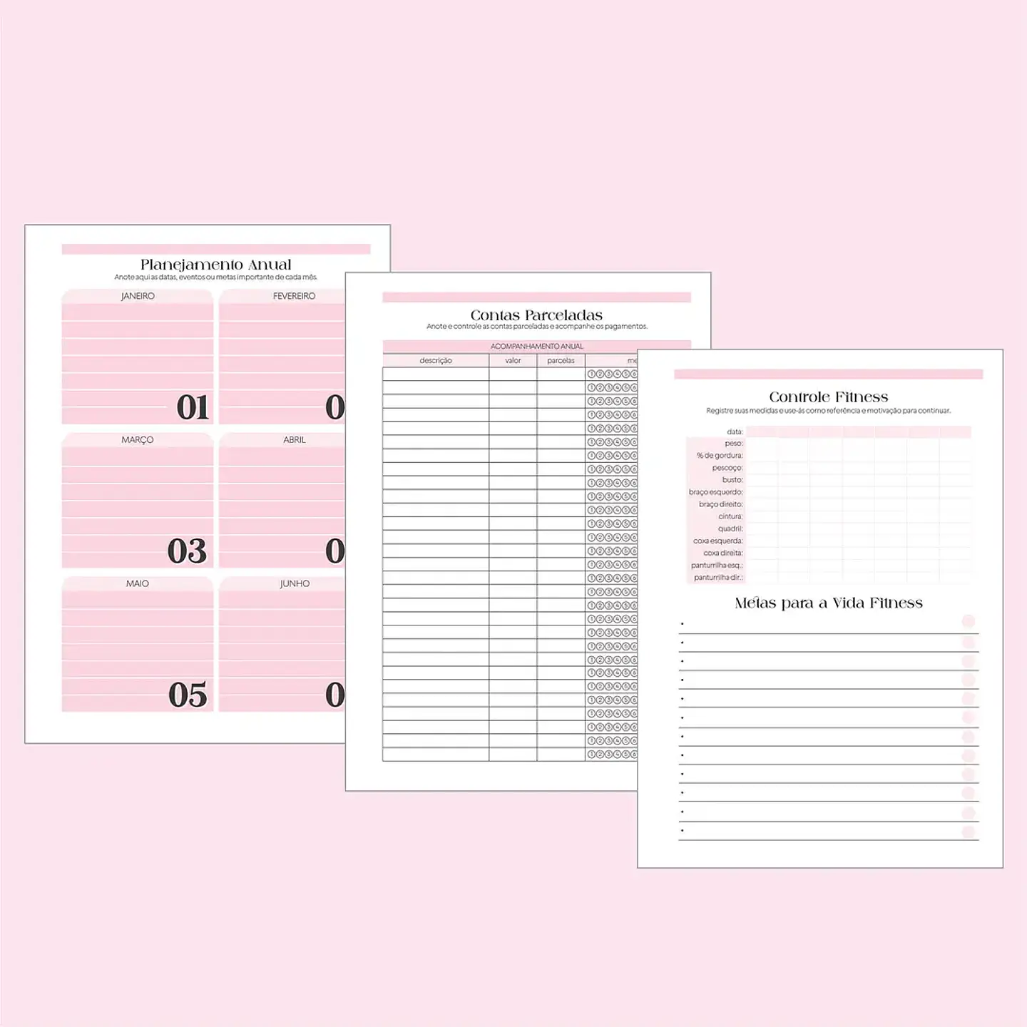 Arquivo Agenda Versículos 5 Cores - Arquivos da Lari 5