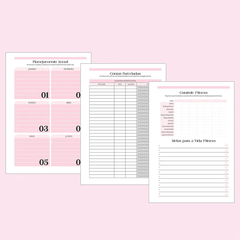 Arquivo Agenda Versículos 5 Cores - Arquivos da Lari 5