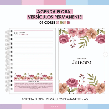 Arquivo Agenda Floral Versículos Permanente - Arquivos da Lari 1