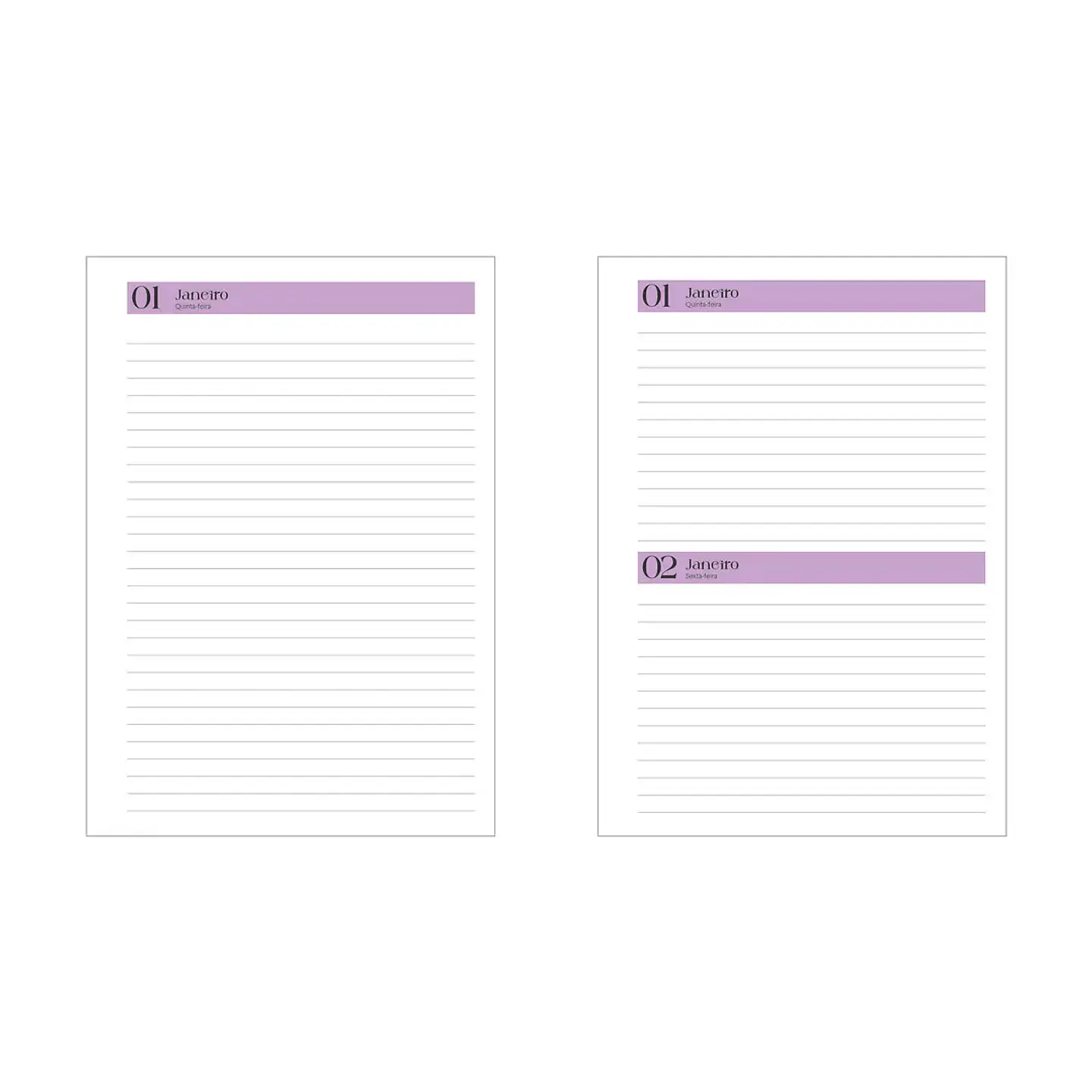 Arquivo Agenda Simples 05 Cores - Arquivos da Lari 2