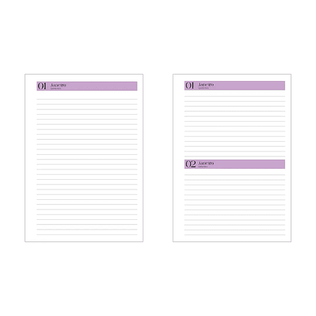 Arquivo Agenda Simples 05 Cores - Arquivos da Lari 2