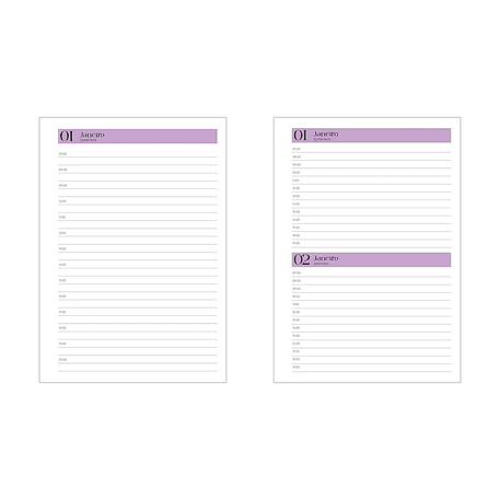 Arquivo Agenda Simples 05 Cores - Arquivos da Lari 3