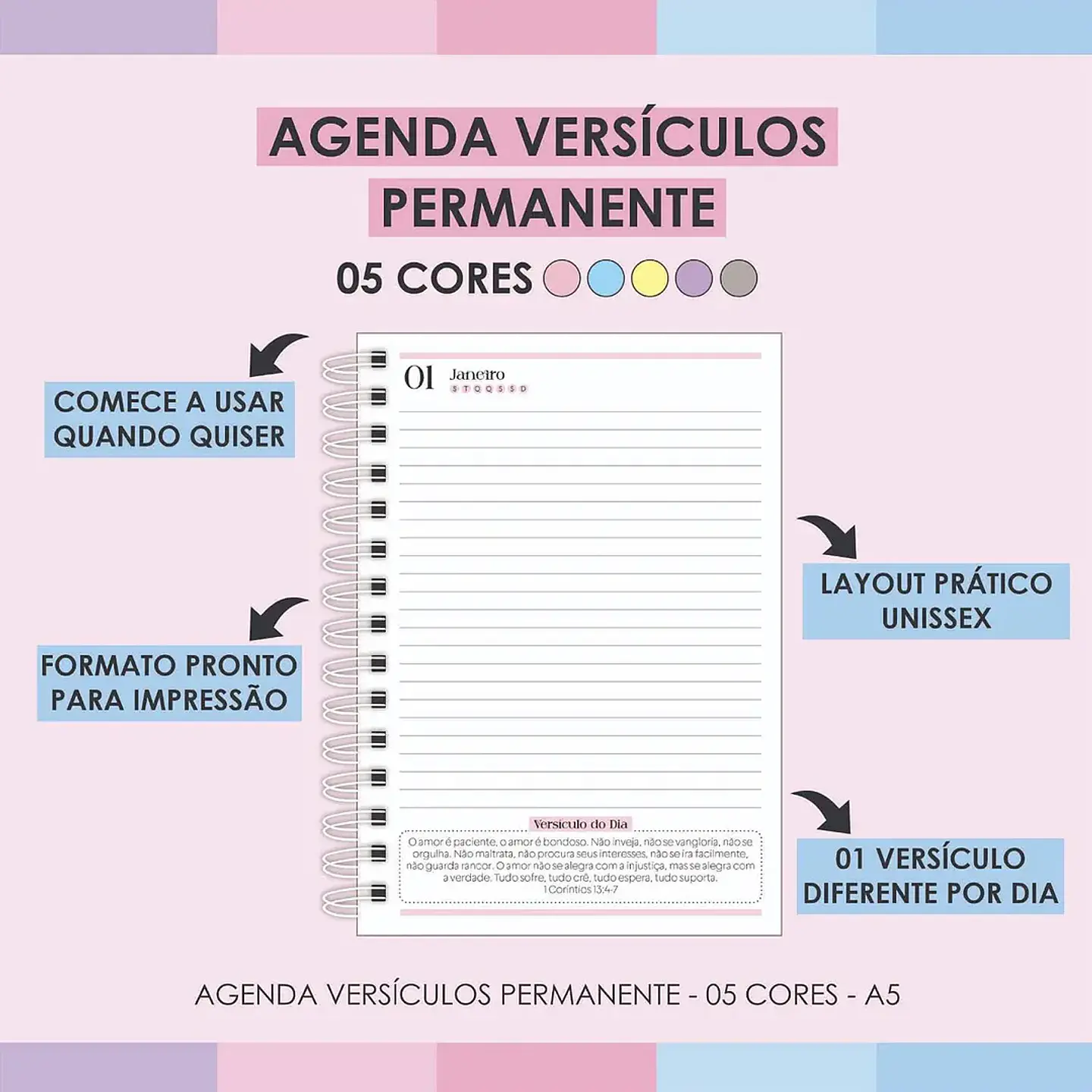 Arquivo Agenda Versículos Permanente - Arquivos da Lari 1