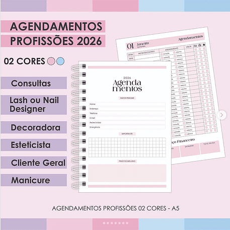Arquivo Agendamentos Profissões - Arquivos da LAri 1