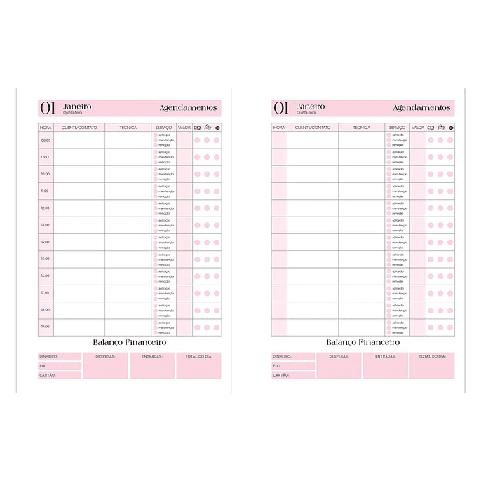 Arquivo Agendamentos Profissões - Arquivos da LAri 6