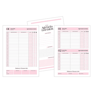 Arquivo Agendamentos Tradicionais 02 Cores - Arquivos da Lari