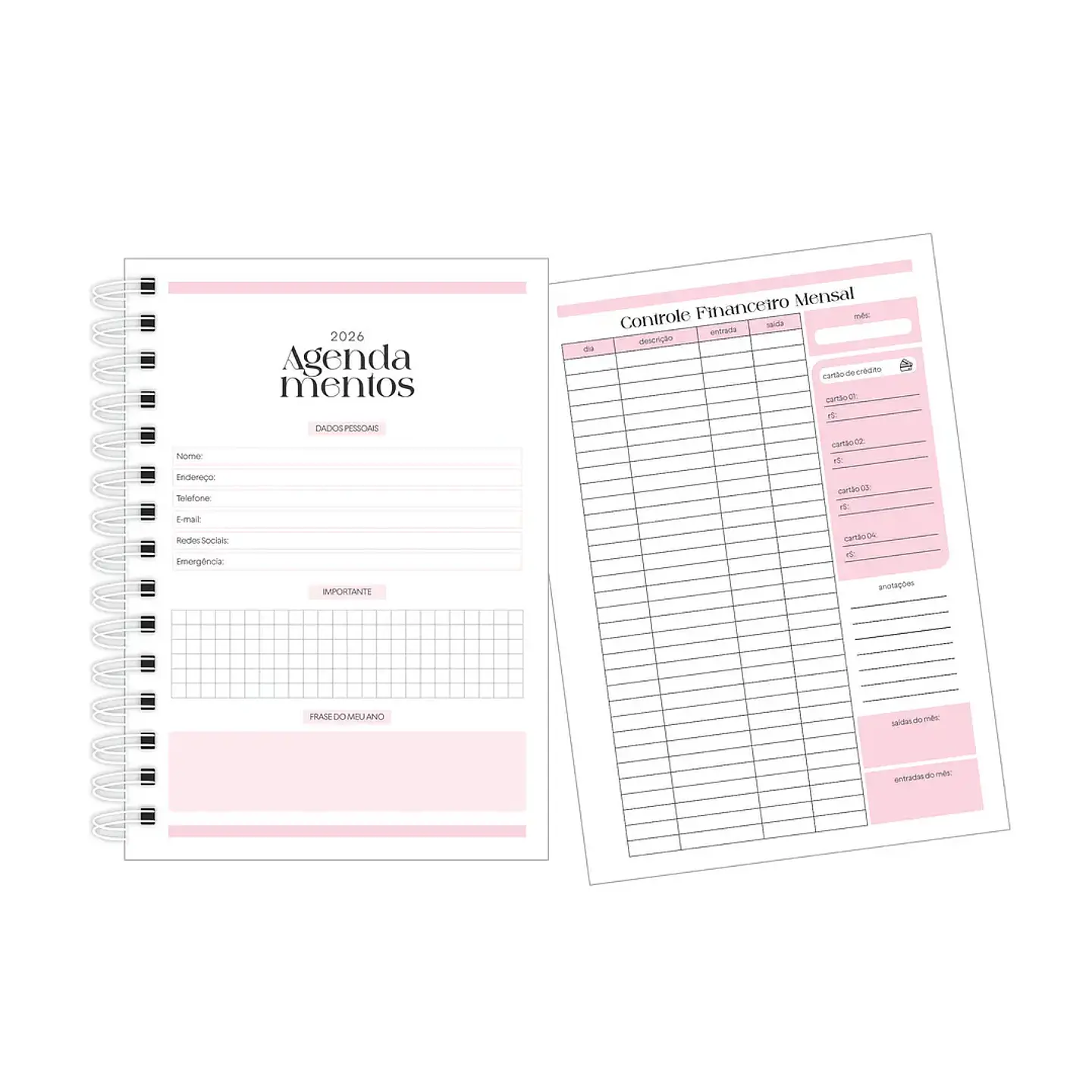 Arquivo Agendamentos Tradicionais 02 Cores - Arquivos da Lari 3