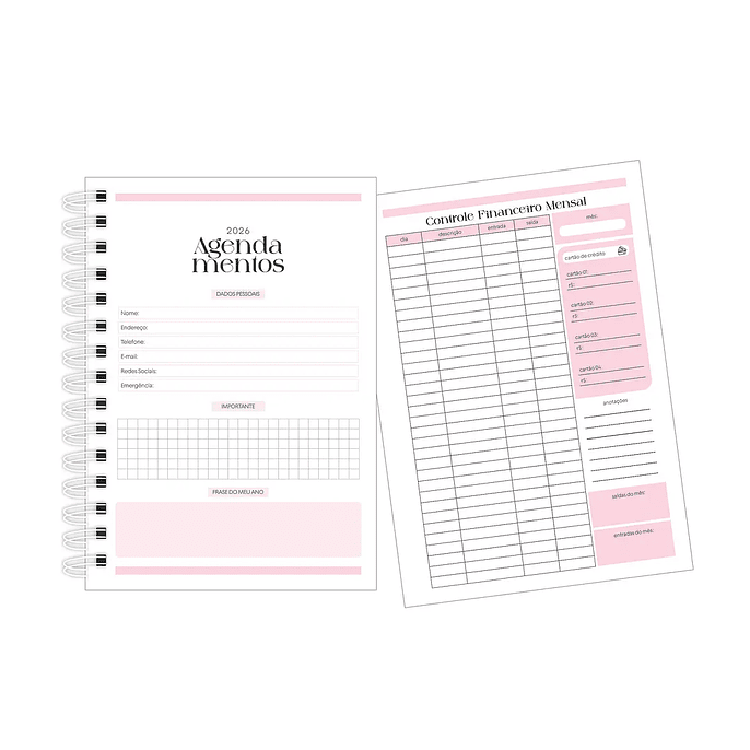 Arquivo Agendamentos Tradicionais 02 Cores - Arquivos da Lari 3