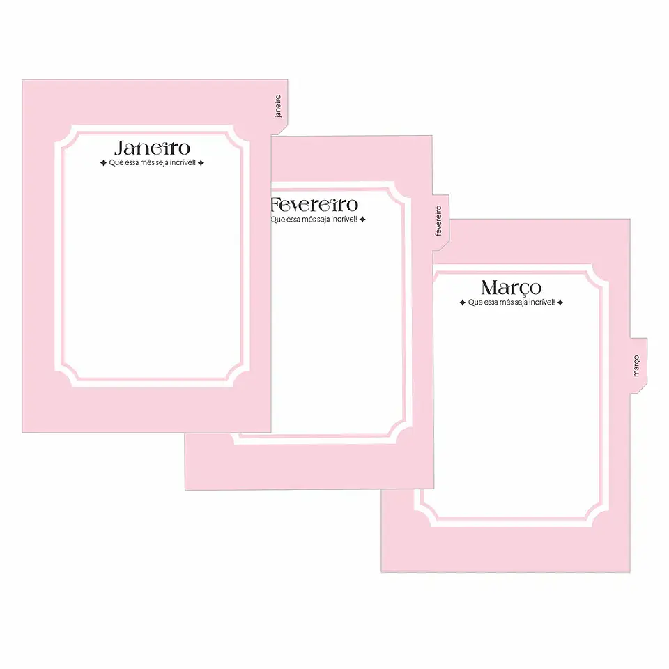 Arquivo Planner 05 Cores - Arquivos da Lari 2