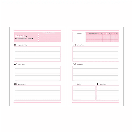 Arquivo Planner 05 Cores - Arquivos da Lari 3