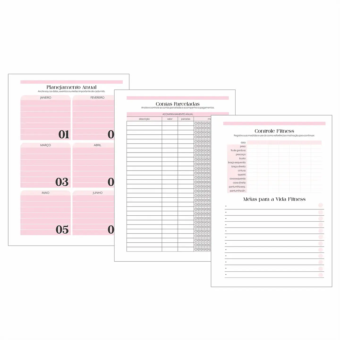 Arquivo Planner 05 Cores - Arquivos da Lari 5