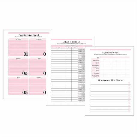 Arquivo Planner 05 Cores - Arquivos da Lari 5