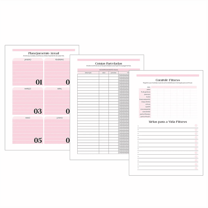 Arquivo Planner 05 Cores - Arquivos da Lari 5