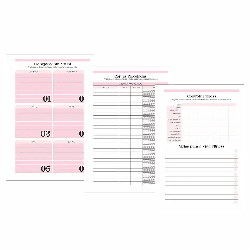 Arquivo Planner 05 Cores - Arquivos da Lari 5