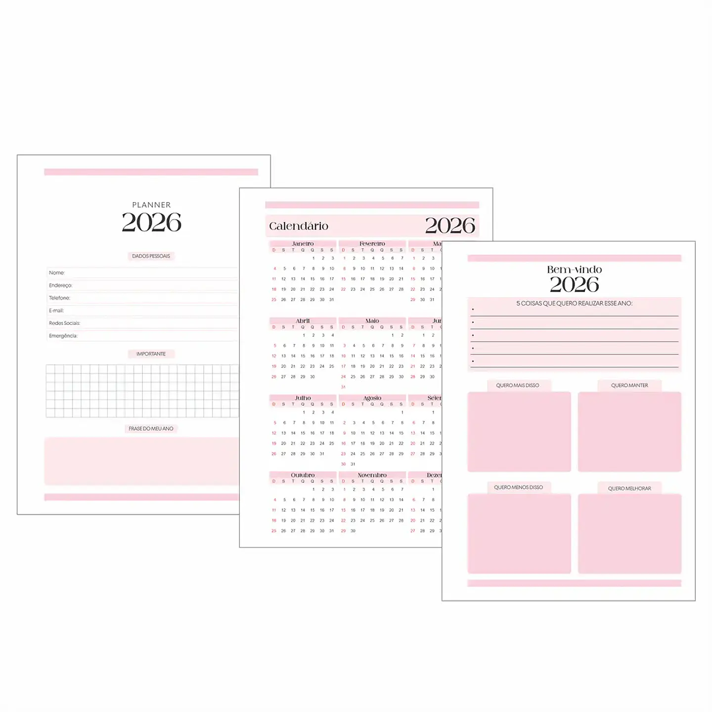 Arquivo Planner 05 Cores - Arquivos da Lari 6