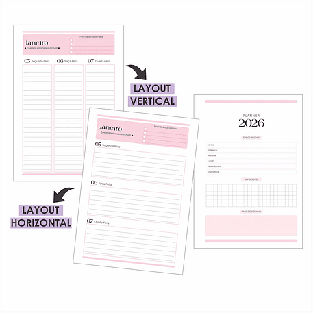 Arquivo Planner 05 Cores - Arquivos da Lari 7