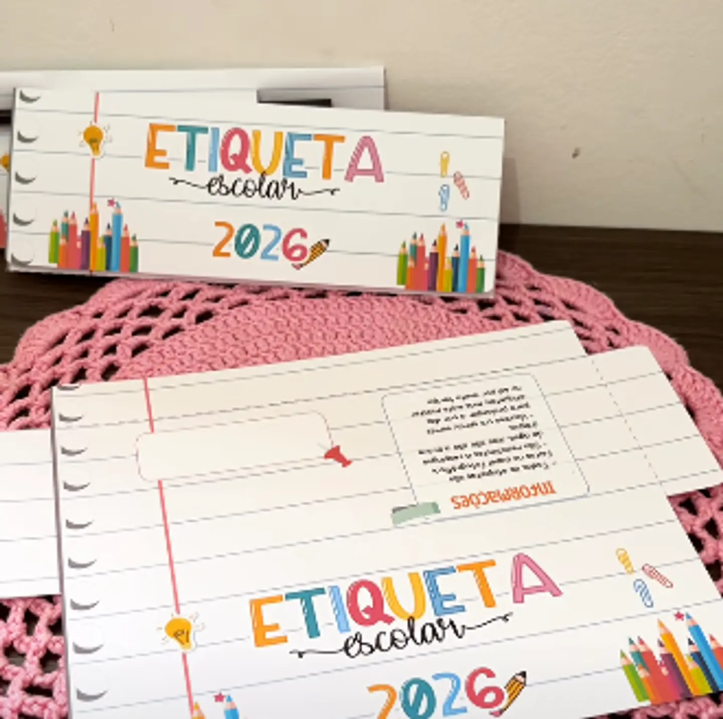 Arquivo Escolar Envelope para Etiquetas 1