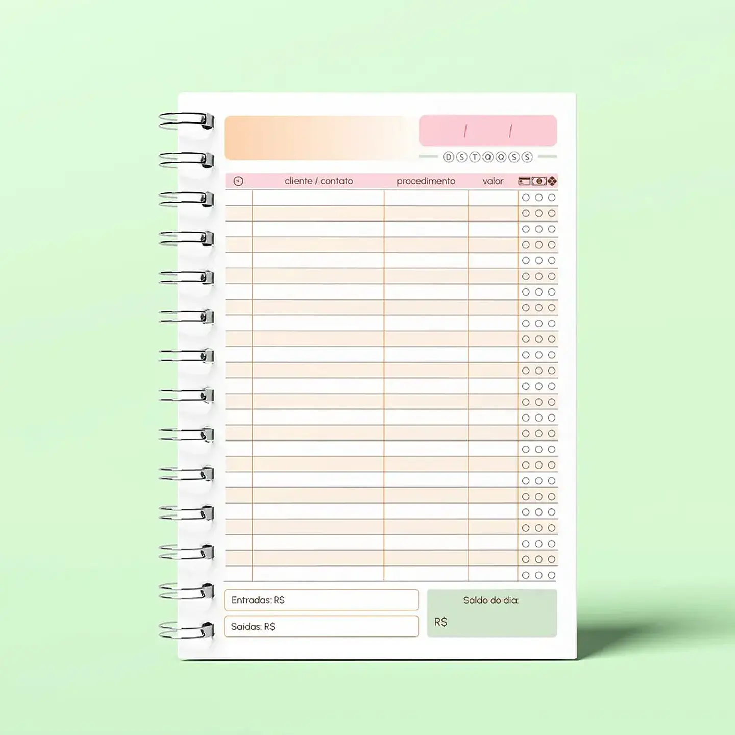 Arquivo Agendamento SEM DATA - A5 5