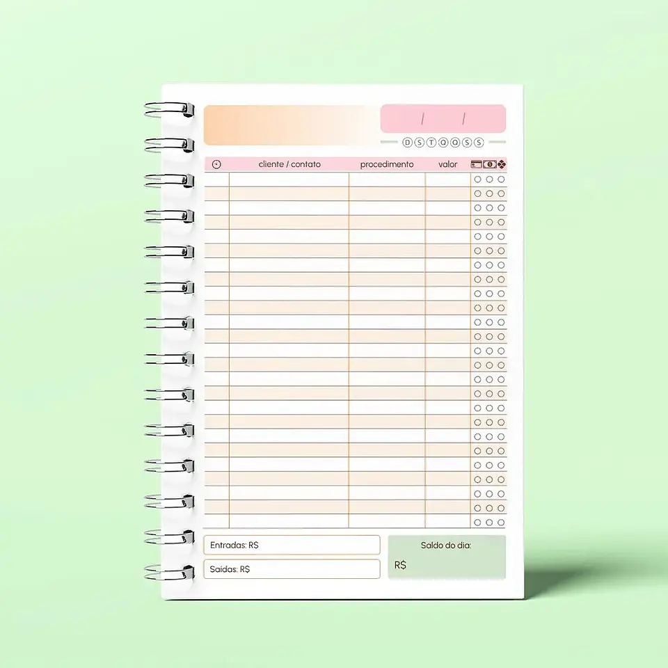 Arquivo Agendamento SEM DATA - A5 5