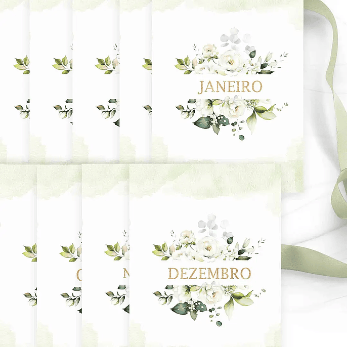 Arquivo Combo Agendas 2026 Perm Floral e Rosas Brancas - Bicho Papel 4