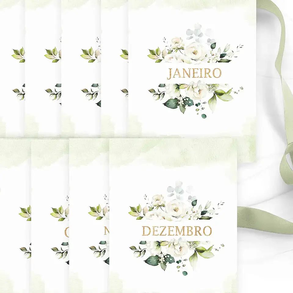 Arquivo Combo Agendas 2026 Perm Floral e Rosas Brancas - Bicho Papel 4