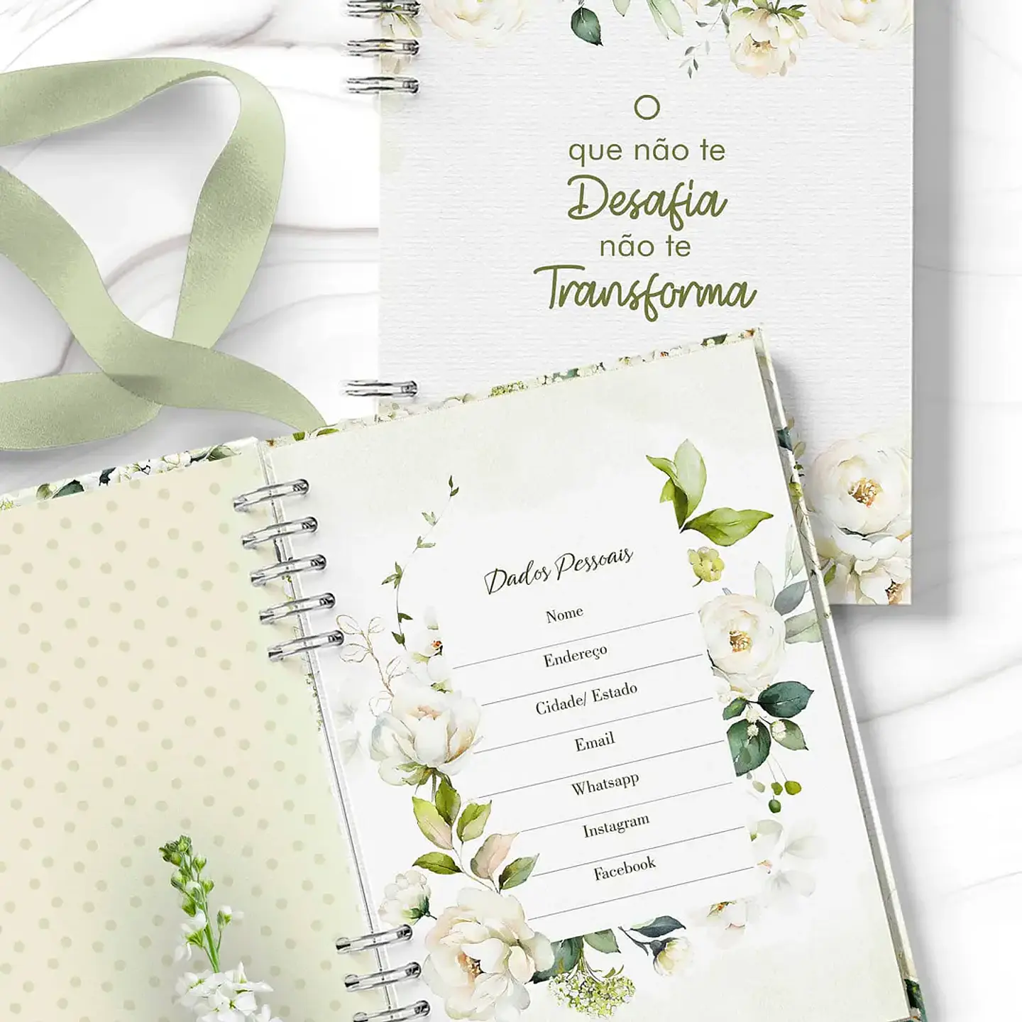 Arquivo Combo Agendas 2026 Perm Floral e Rosas Brancas - Bicho Papel 6
