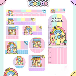 Arquivo Etiqueta Escolar Bobbie Goods