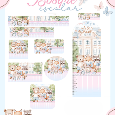 Arquivo Etiqueta Escolar Bosque 1