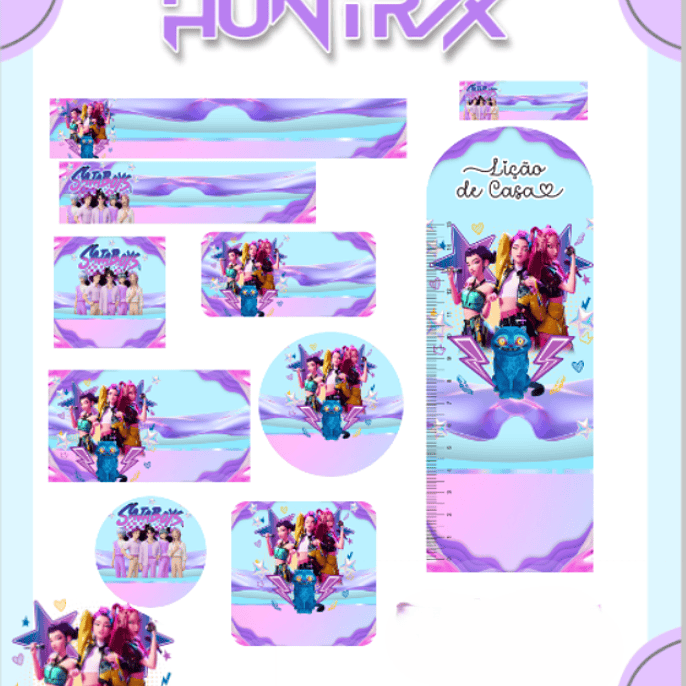 Arquivo Etiqueta Escolar Huntrax 1