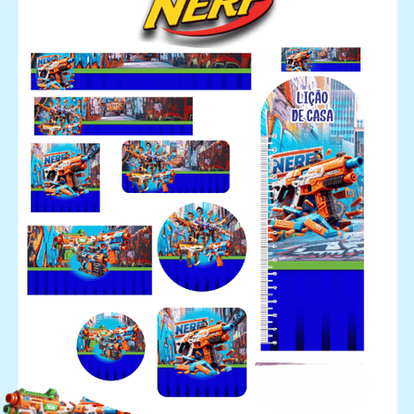 Arquivo Etiqueta Escolar Nerf 1