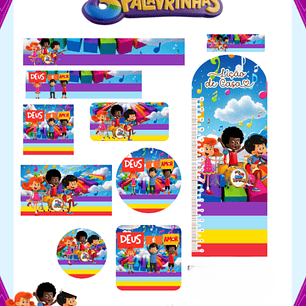 Arquivo Etiqueta Escolar Palavrinhas