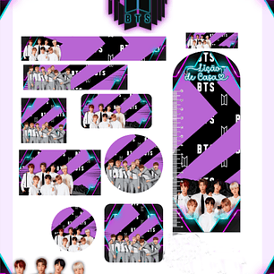 Arquivo Etiqueta Escolar BTS