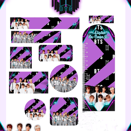 Arquivo Etiqueta Escolar BTS 1