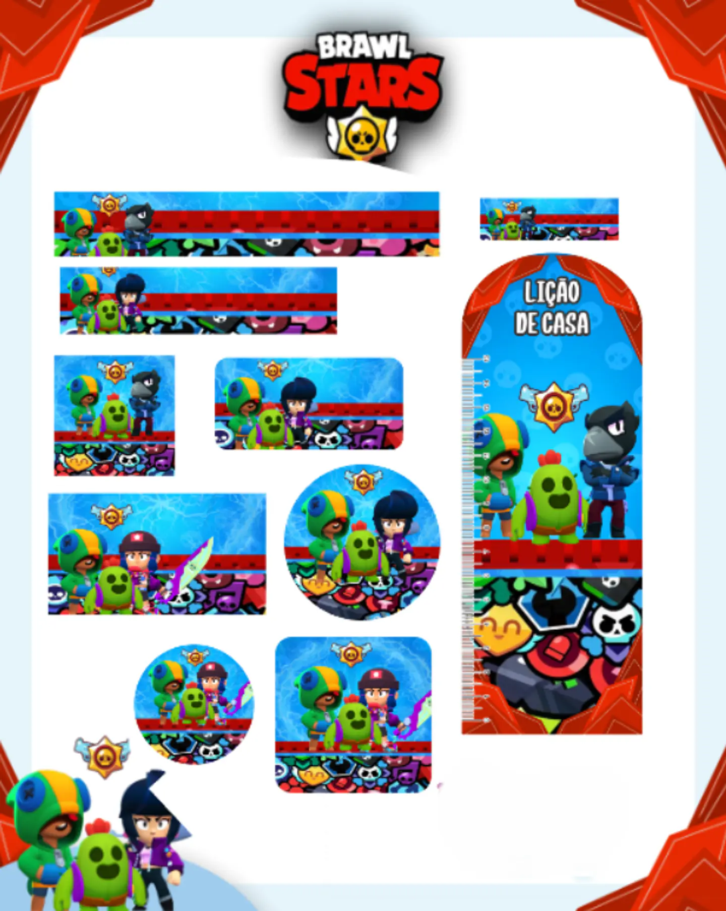 Arquivo Etiqueta Escolar Braw Stars 1