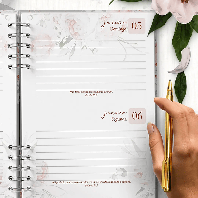 Arquivo Combo 10 Agendas 2025 e Permanente COM e SEM VERSÍCULOS e HORÁRIOS Believe - BICHO PAPEL 6