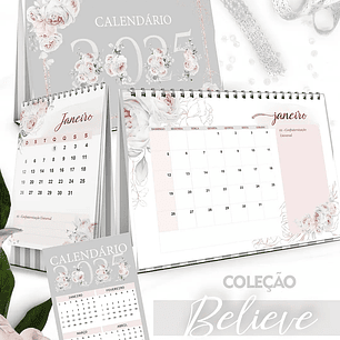 Arquivo Calendário 2025 Coleção Believe - BICHO PAPEL