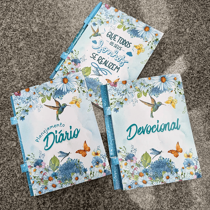 Arquivo Combo Blocos Floral Azul - De Rocha 1