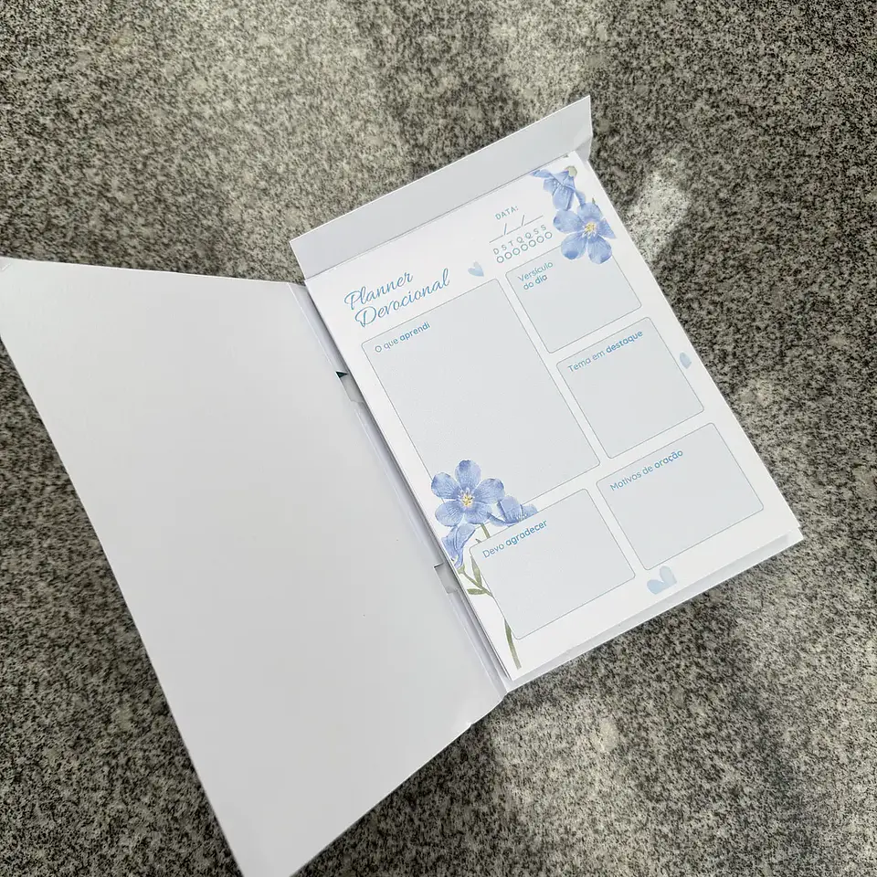 Arquivo Combo Blocos Floral Azul - De Rocha 2