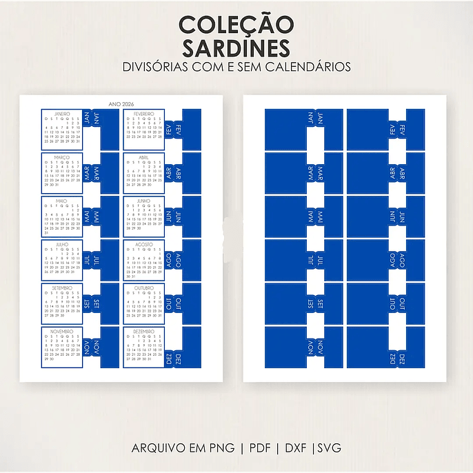 Arquivo Coleção Sardines - Capas + Divisórias 2026 4