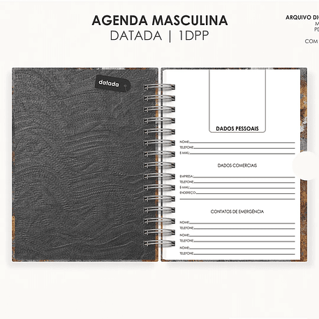 Arquivo Combo Agendas 2026 Datatas A5 - Moldes da Lê 7