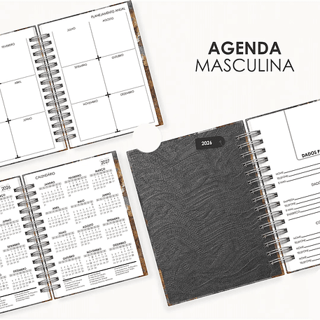 Arquivo Combo Agendas 2026 Datatas A5 - Moldes da Lê 20