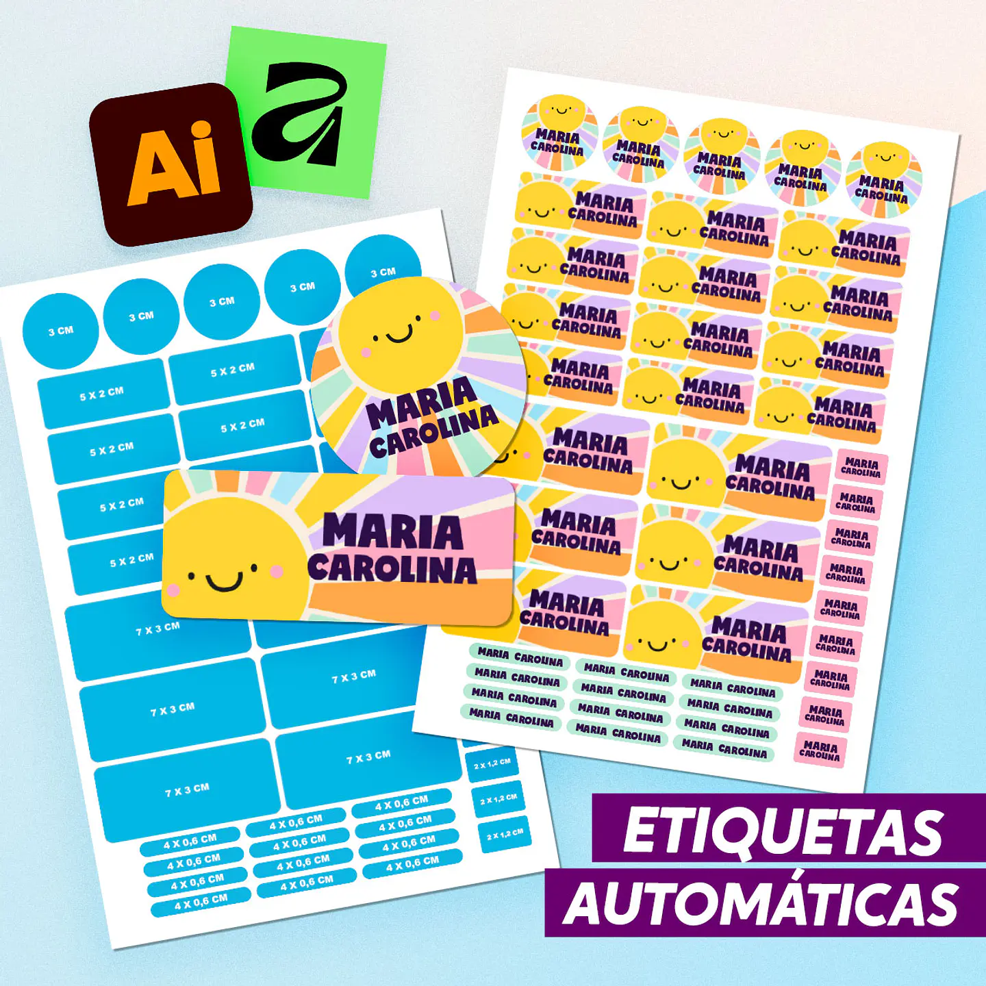 Arquivo Etiquetas para Illustrator e Affinity 1