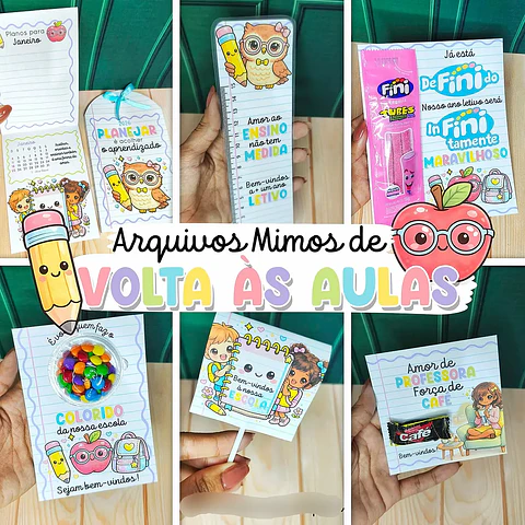 Arquivo Combo Volta ás Áulas Kit Mimos