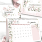 Arquivo Coleção Floral Rosa Calendário 2026 - Thumbnail 3