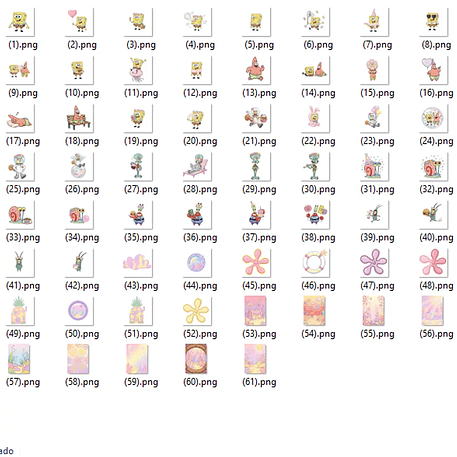 Kit Digital Bob Esponja Candy Color 2