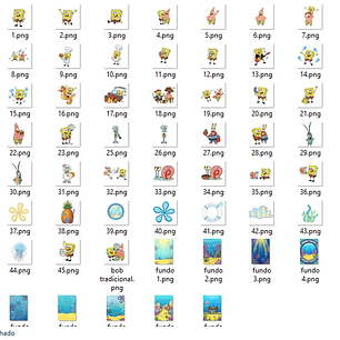 Kit Digital Bob Esponja Tradicional