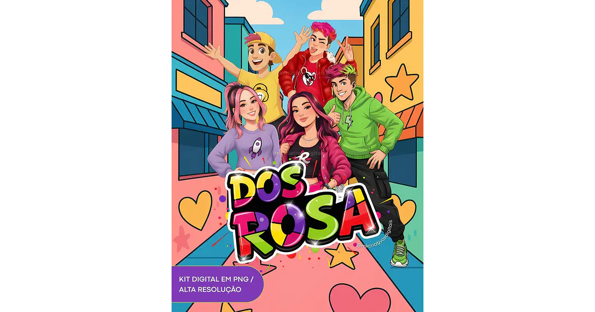 Kit Digital Dos Rosa