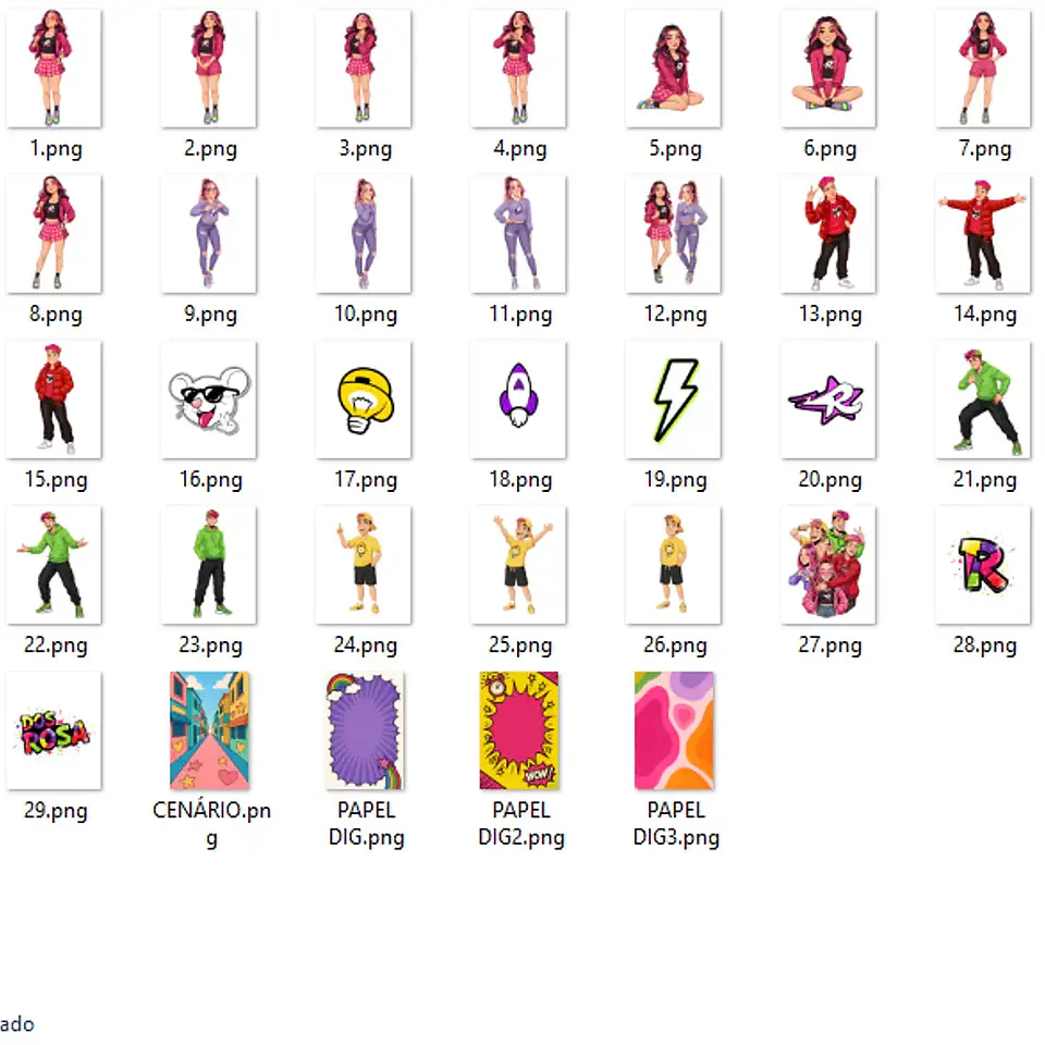 Kit Digital Dos Rosa 2