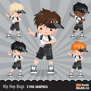 Kit Digital Hip Hop Boys